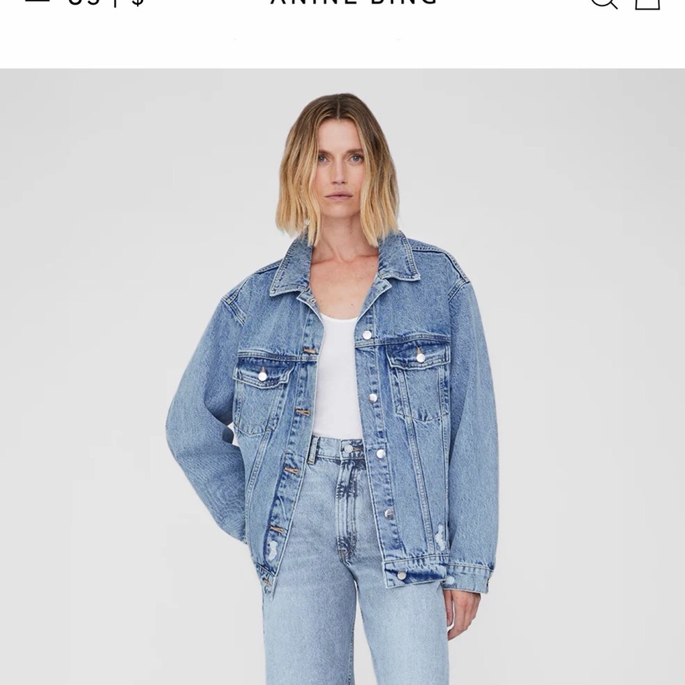 Anine Bing Rory Denim Jacket